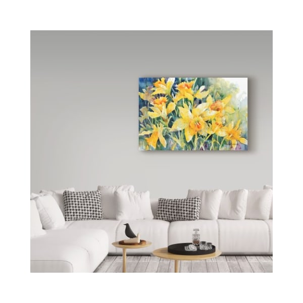 Trademark Fine Art Annelein Beukenkamp 'Daffodil Party' Canvas Art, 16x24 - ALI38180-C1624GG