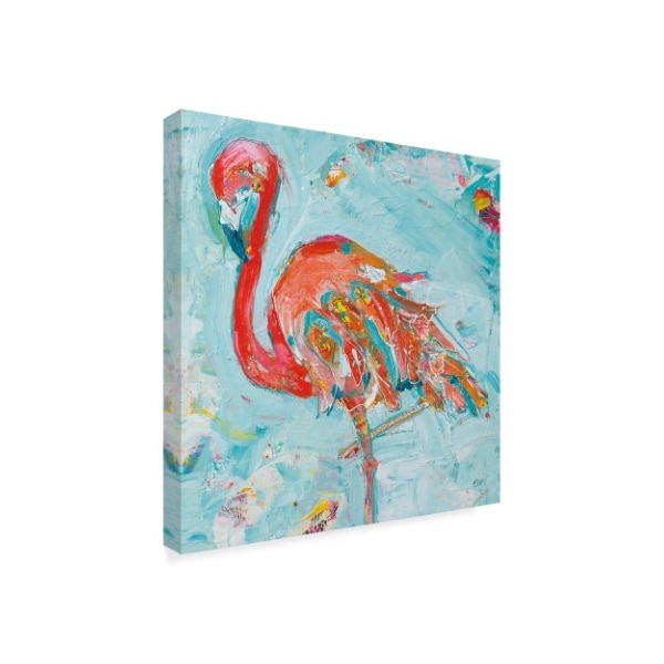 Trademark Fine Art Kellie Day 'Flamingo Bright' Canvas Art, 35x35 - WAP03891-C3535GG