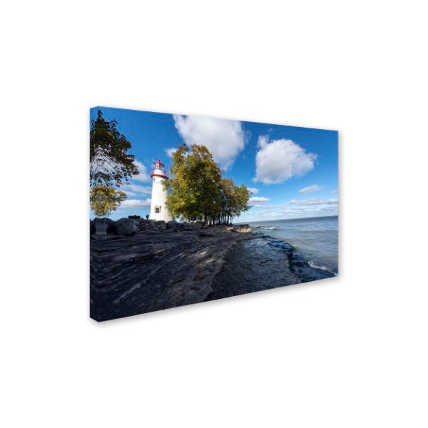 Trademark Fine Art Kurt Shaffer 'Marblehead Lighthouse Ohio' Canvas Art, 12x19 - KS01249-C1219GG