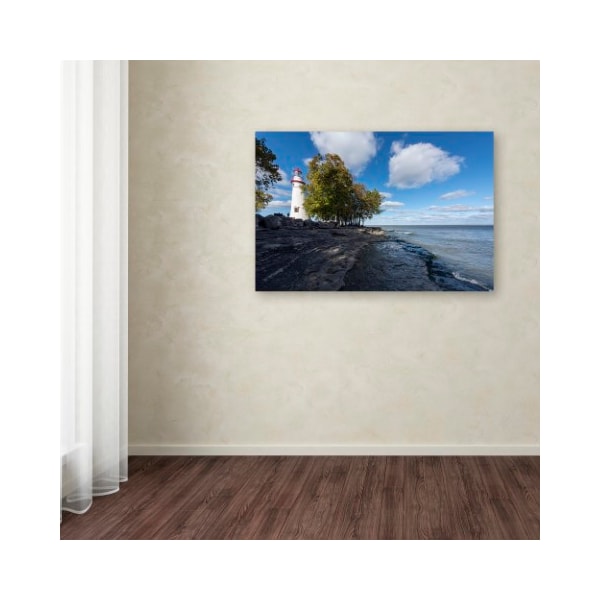 Trademark Fine Art Kurt Shaffer 'Marblehead Lighthouse Ohio' Canvas Art, 12x19 - KS01249-C1219GG