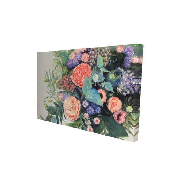 Fondo 12 x 18 in. Flowers Melody-Print on Canvas - FO2784769