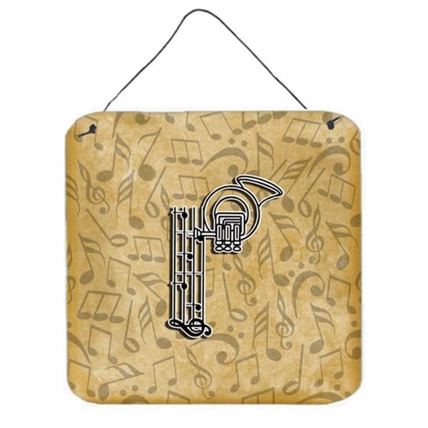 Micasa Letter P Musical Instrument Alphabet Wall and Door Hanging Prints - MI729890