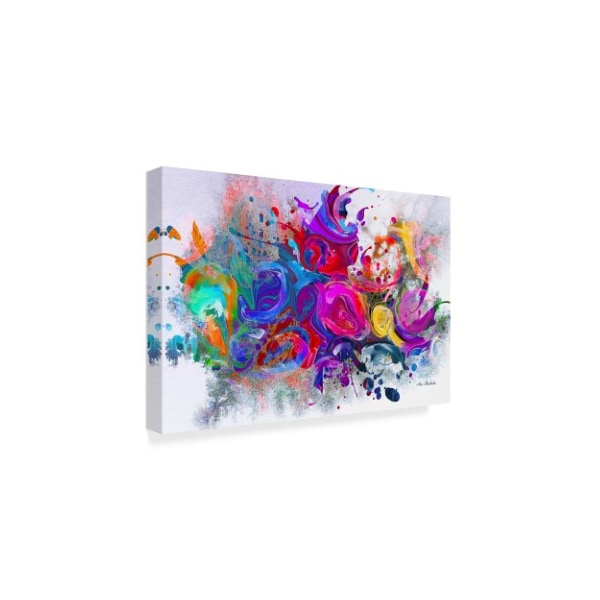 Trademark Fine Art Ata Alishahi 'Dark Color Explosion' Canvas Art, 12x19 - ALI22219-C1219GG