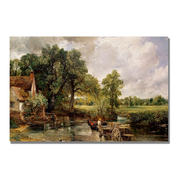 Trademark Fine Art John Constable 'The Hay Wain' Canvas Art, 30x47 - BL0910-C3047GG