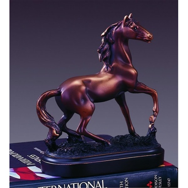 Marian Imports Marian Imports F13008 Horse Bronze Plated Resin Sculpture - 13008