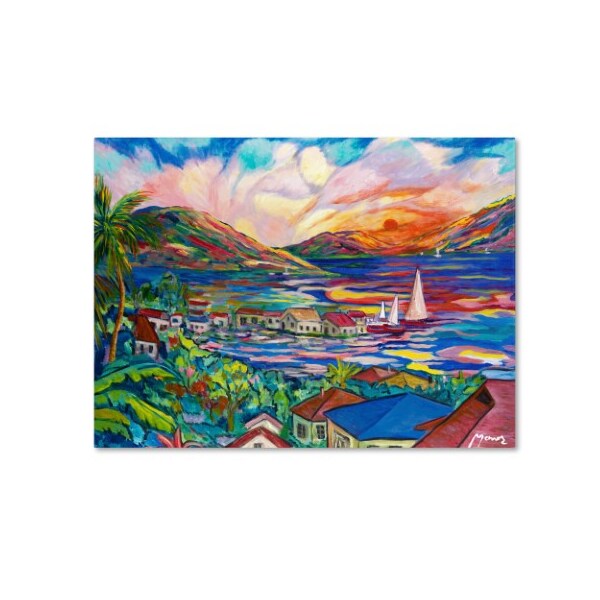 Trademark Fine Art Manor Shadian 'Sunset' Canvas Art, 14x19 - MA0397-C1419GG