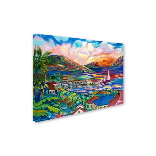 Trademark Fine Art Manor Shadian 'Sunset' Canvas Art, 14x19 - MA0397-C1419GG