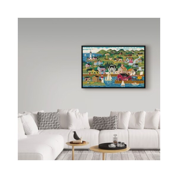 Trademark Fine Art Anthony Kleem 'Rockport' Canvas Art, 16x24 - ALI38337-C1624GG