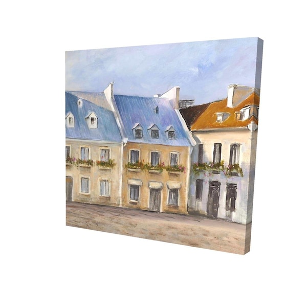 Begin Home Decor 16 x 16 in. Old Quebec City-Print on Canvas - 2080-1616-CI256