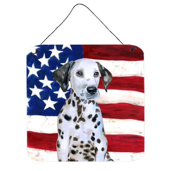 Micasa Dalmatian Puppy Patriotic Wall or Door Hanging Prints - MI231123