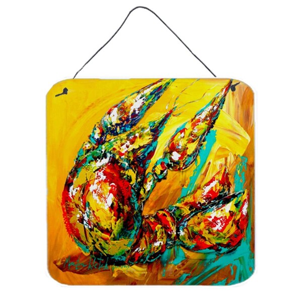 Micasa Crawfish Anyway You Like It Aluminium Metal Wall Or Door Hanging Prints - MI757975