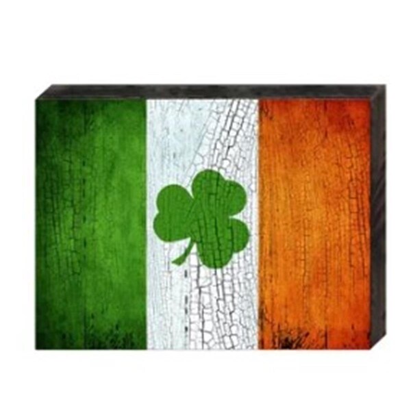 Clean Choice Flag of Ireland Rustic Wooden Board Wall Decor - CL2582266