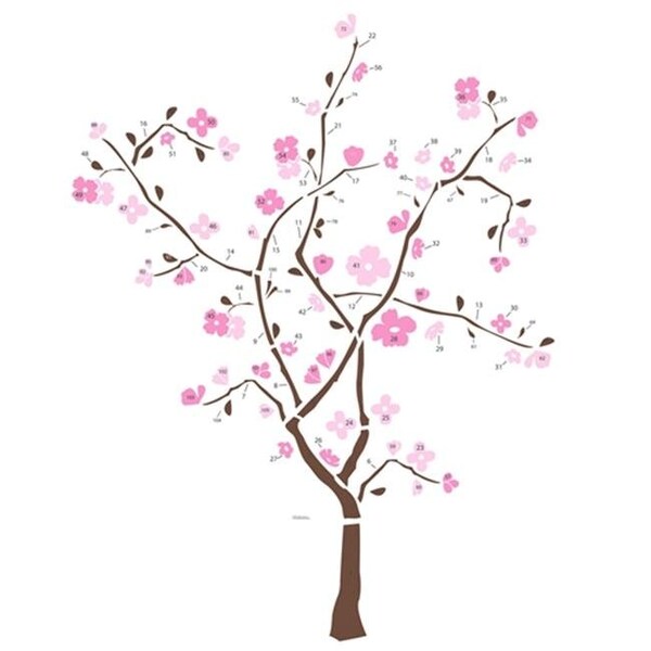 Roomates Roommate RMK1555GM Spring Blossom Tree Giant Wall Decal - RMK1555GM