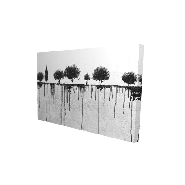 Begin Home Decor 20 x 30 in. Ink Bleeding Trees-Print on Canvas - 2080-2030-LA86