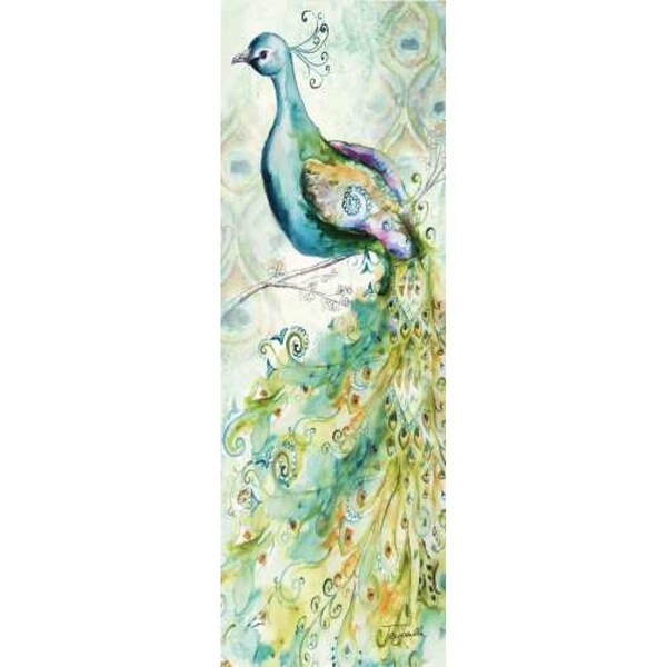 Roaring Brook Art Bohemian Peacocks Panel II Poster Print by Tre Sorelle Studios, 8 x 24 - Small - PDXRB9344TSSMALL