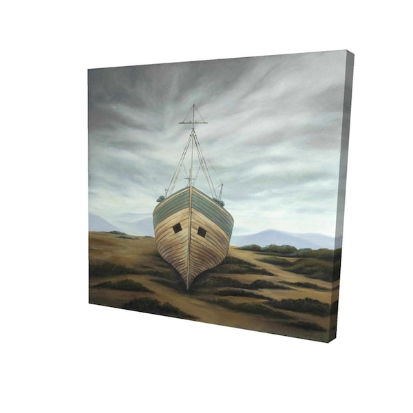 Begin Home Decor 16 x 16 in. Boat-Print on Canvas - 2080-1616-CO146