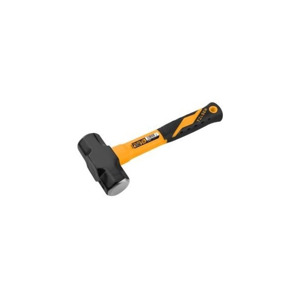 Tolsen Sledge Hammer 2lb Drop Forged, Steel Hammerhead, Black Painted, Heat Treatment, Fiberglass Handle - 25043