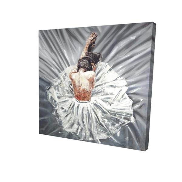 Begin Home Decor 16 x 16 in. Ballerina-Print on Canvas - 2080-1616-FI86
