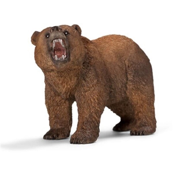 Schleich 14685 Grizzly Bear Figurine, Brown - 190522