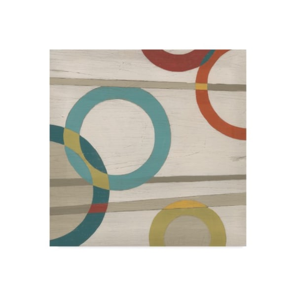 Trademark Fine Art June Erica Vess 'Circular Logic Ii' Canvas Art, 24x24 - WAG01682-C2424GG