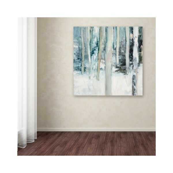 Trademark Fine Art Julia Purinton 'Winter Woods I' Canvas Art, 24x24 - WAP00801-C2424GG