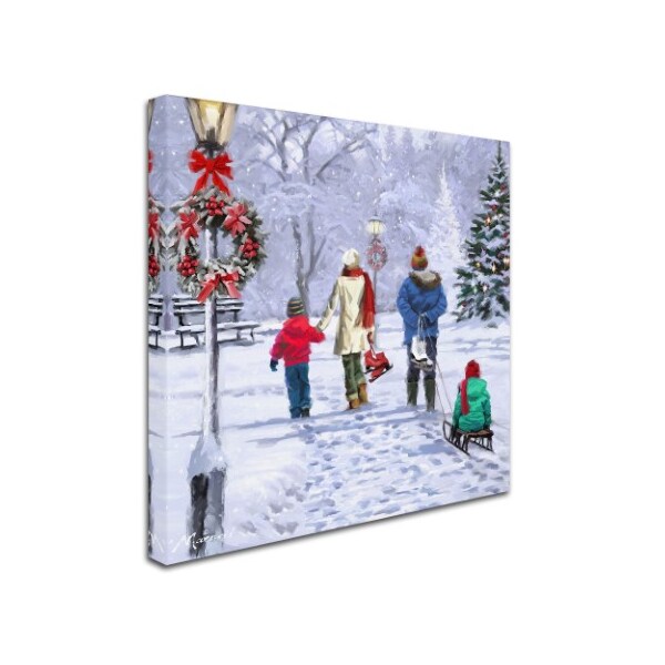 Trademark Fine Art The Macneil Studio 'Skaters Returning' Canvas Art, 24x24 - ALI09716-C2424GG