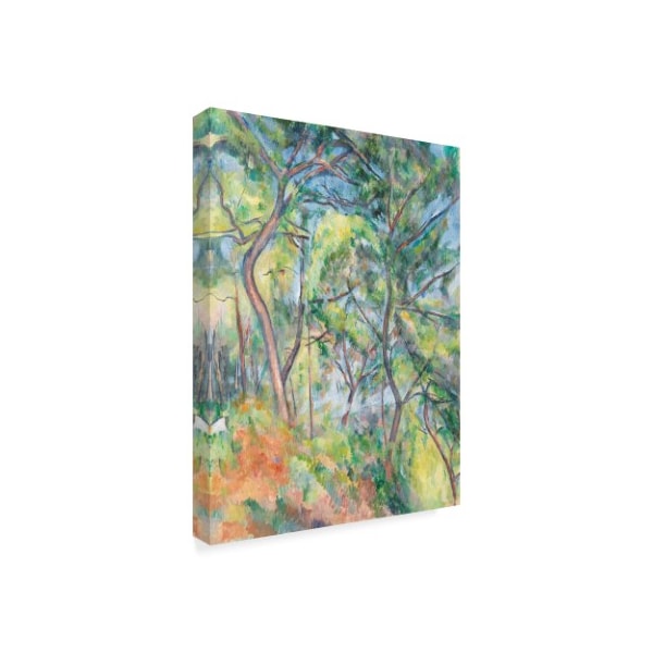 Trademark Fine Art Paul Cezanne 'Sousbois' Canvas Art, 24x32 - BL02223-C2432GG