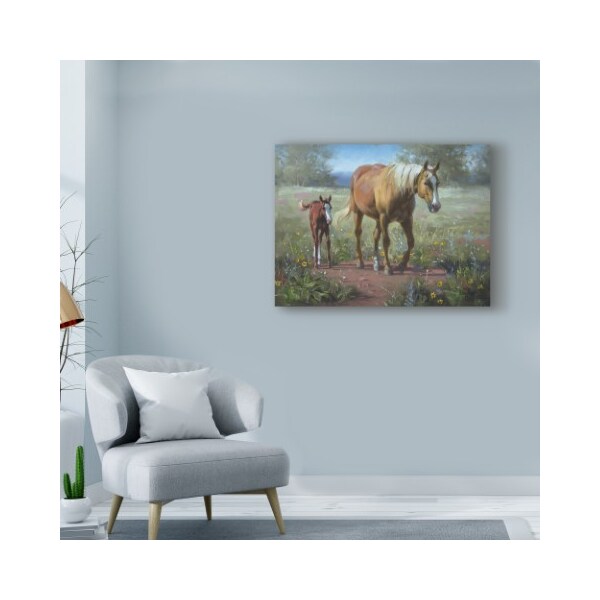 Trademark Fine Art Jack Sorenson 'Comin In' Canvas Art, 24x32 - WAG02016-C2432GG