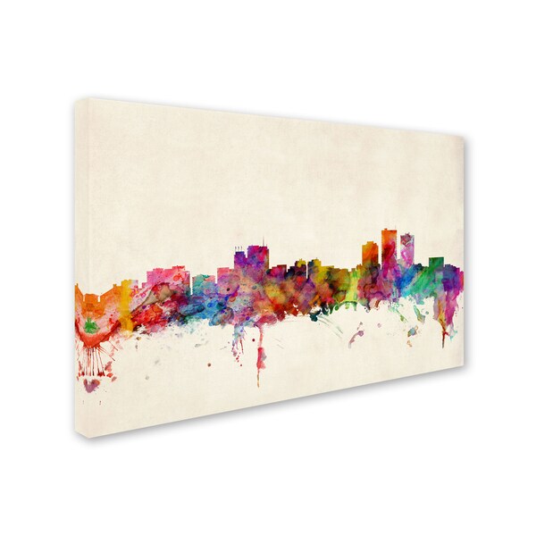 Trademark Fine Art Michael Tompsett 'Anchorage Alaska' Canvas Art, 22x32 - MT0369-C2232GG