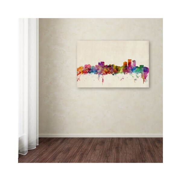 Trademark Fine Art Michael Tompsett 'Anchorage Alaska' Canvas Art, 22x32 - MT0369-C2232GG