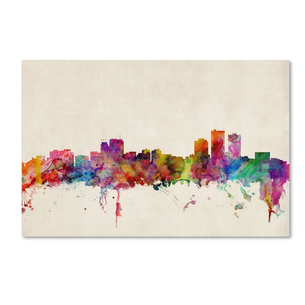 Trademark Fine Art Michael Tompsett 'Anchorage Alaska' Canvas Art, 22x32 - MT0369-C2232GG
