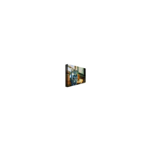 Trademark Fine Art Lois Bryan 'Still Life with Blue Jug' Canvas Art, 22x32 - LBR0127-C2232GG