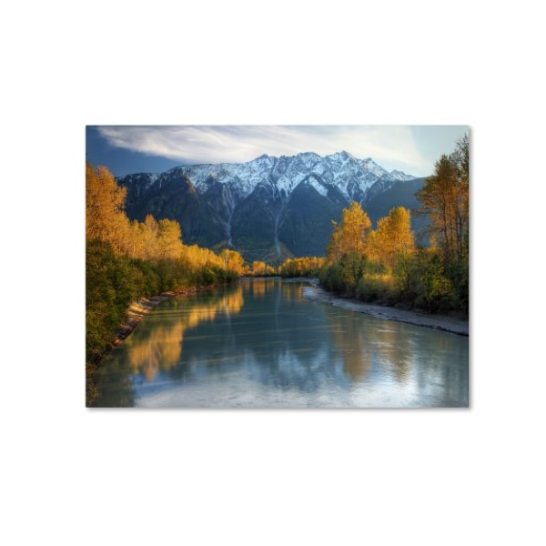 Trademark Fine Art Pierre Leclerc 'Autumn River' Canvas Art, 22x32 - PL0009-C2232GG