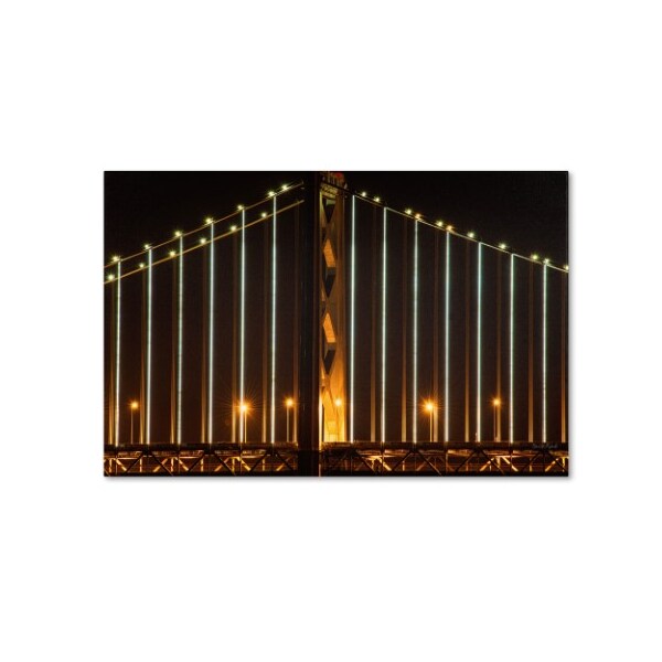 Trademark Fine Art David Ayash 'Bay Bridge - San Francisco' Canvas Art, 22x32 - MA0498-C2232GG