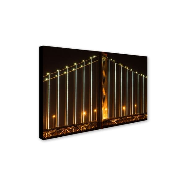Trademark Fine Art David Ayash 'Bay Bridge - San Francisco' Canvas Art, 22x32 - MA0498-C2232GG