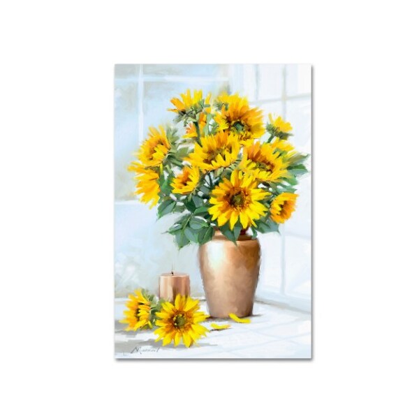 Trademark Fine Art The Macneil Studio 'Sunflowers' Canvas Art, 22x32 - ALI8620-C2232GG