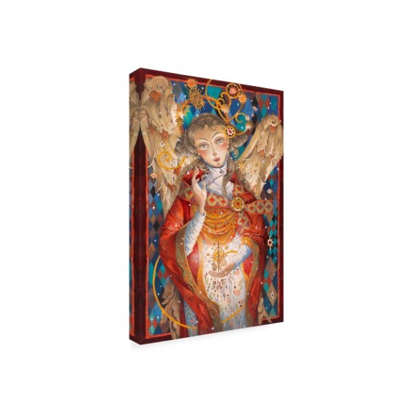 Trademark Fine Art David Galchutt 'Winter Angel Ornament' Canvas Art, 22x32 - ALI46985-C2232GG
