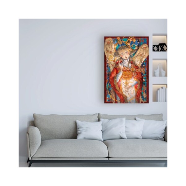 Trademark Fine Art David Galchutt 'Winter Angel Ornament' Canvas Art, 22x32 - ALI46985-C2232GG