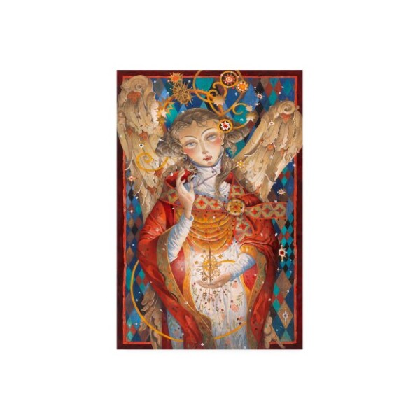 Trademark Fine Art David Galchutt 'Winter Angel Ornament' Canvas Art, 22x32 - ALI46985-C2232GG