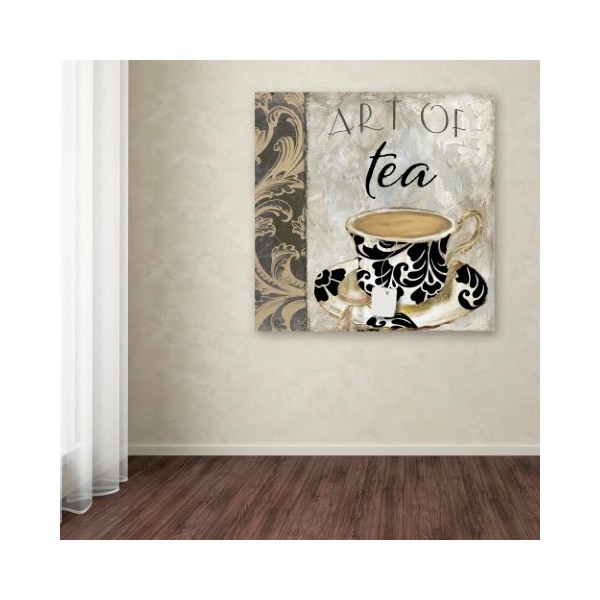 Trademark Fine Art Color Bakery 'Art of Tea I' Canvas Art, 24x24 - ALI4073-C2424GG