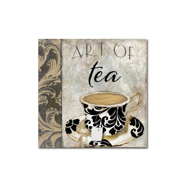Trademark Fine Art Color Bakery 'Art of Tea I' Canvas Art, 24x24 - ALI4073-C2424GG