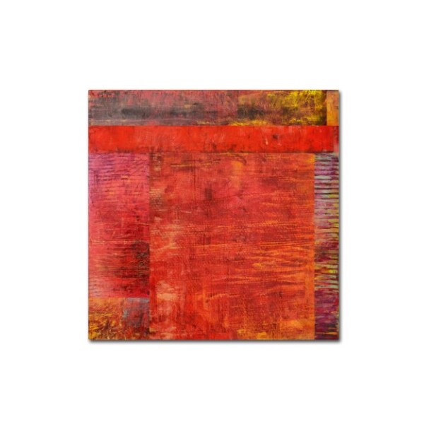 Trademark Fine Art Michelle Calkins 'Essence of Red 2' Canvas Art, 24x24 - MC0227-C2424GG