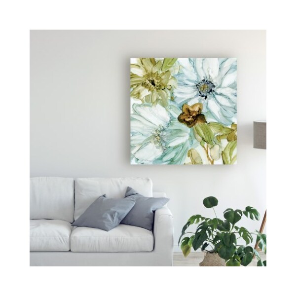 Trademark Fine Art Elizabeth Franklin 'Sea Glass Garden I' Canvas Art, 24x24 - WAG13046-C2424GG