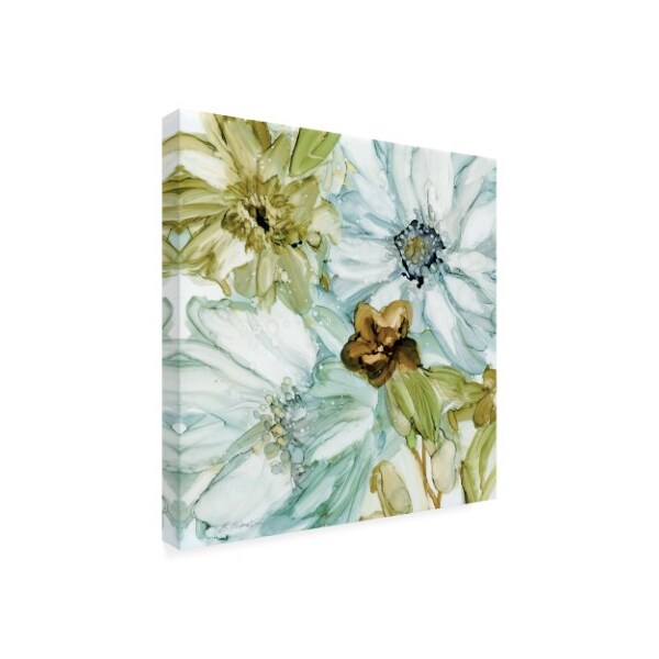 Trademark Fine Art Elizabeth Franklin 'Sea Glass Garden I' Canvas Art, 24x24 - WAG13046-C2424GG