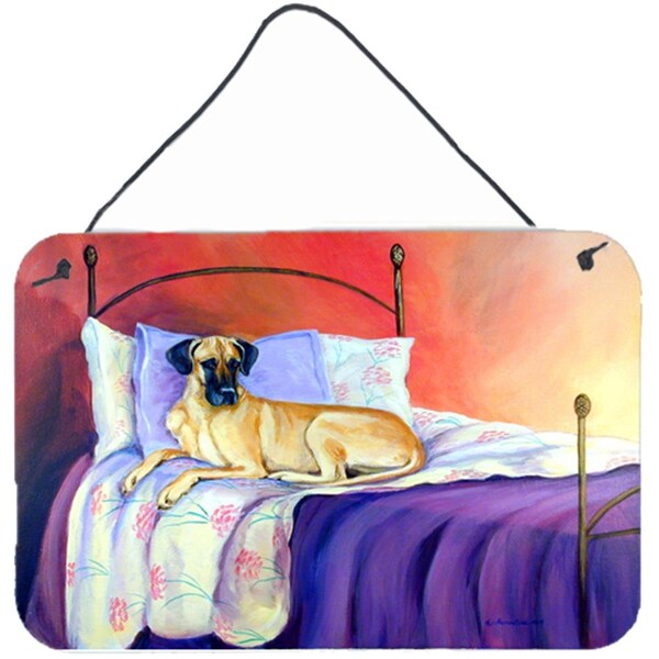 Carolines Treasures 8 x 12 in. Great Dane Aluminium Metal Wall or Door Hanging Print - 7256DS812