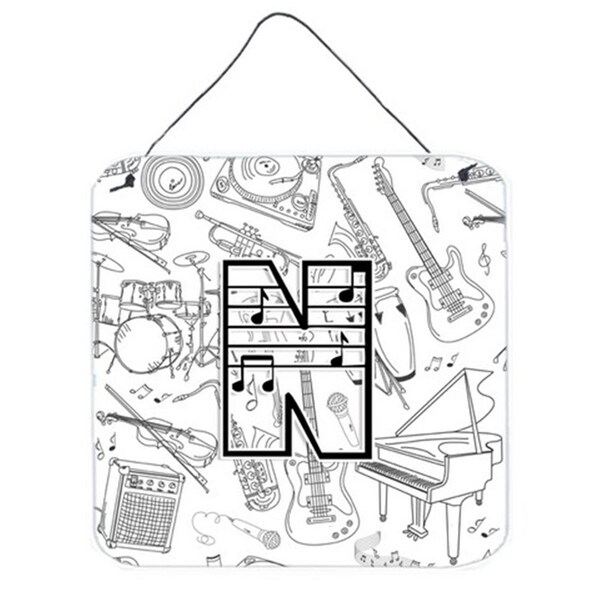 Micasa Letter N Musical Note Letters Wall and Door Hanging Prints - MI759244