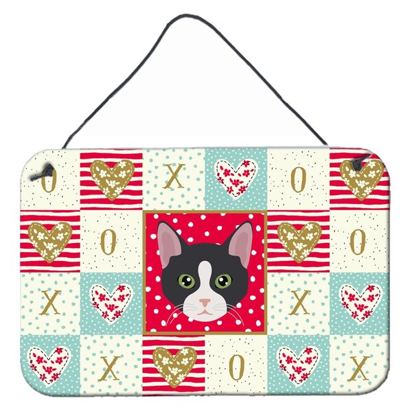 Carolines Treasures 8 x 12 in. American Polydactyl Cat Love Wall or Door Hanging Prints - CK5081DS812