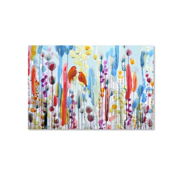 Trademark Fine Art Sylvie Demers 'Si Tu Me Le Demandais' Canvas Art, 12x19 - ALI15187-C1219GG