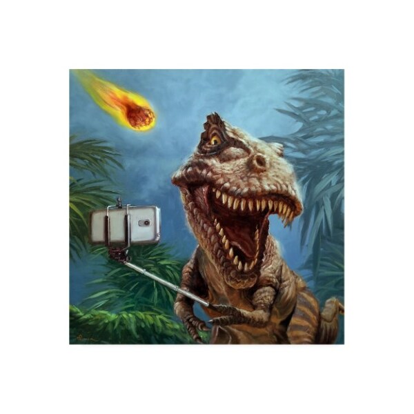 Trademark Fine Art Lucia Heffernan 'Last Selfie' Canvas Art, 18x18 - IC01526-C1818GG