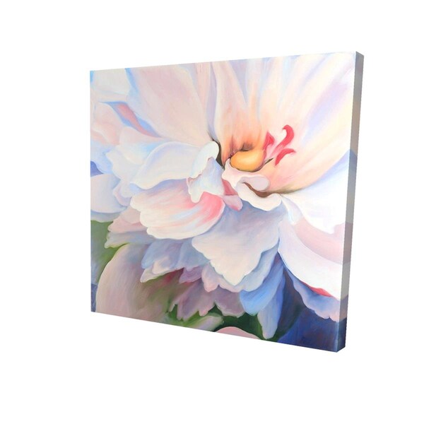 Begin Home Decor 16 x 16 in. Pastel Colored Flower-Print on Canvas - 2080-1616-FL167